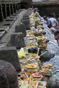 Offerings at the Holy Springs